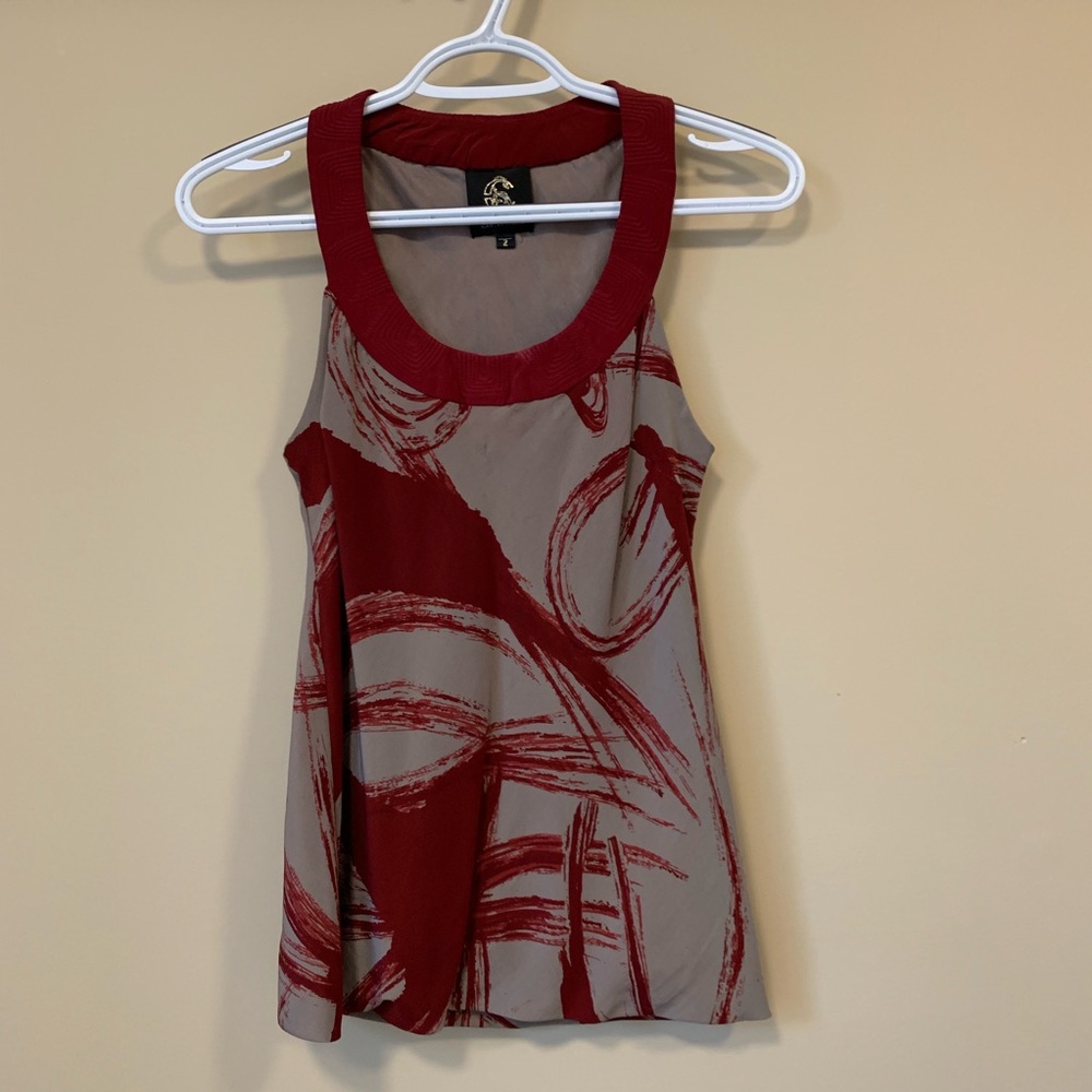 Castle Starr Anthropologie Sleeveless Silk Top